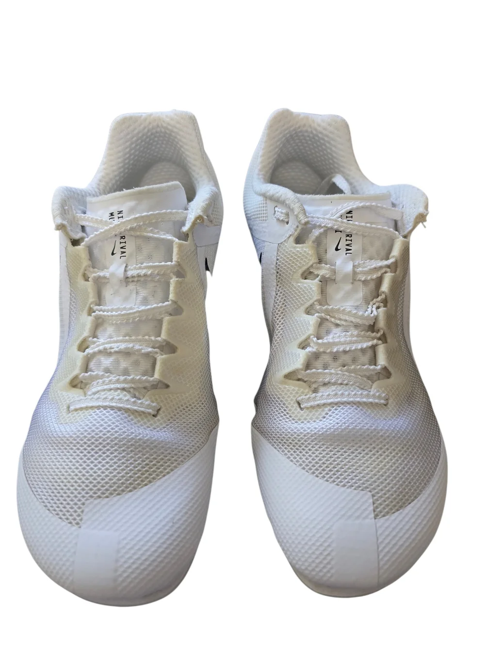 Nike Rival Milti Track & Field Men’s White Athletic Mesh Spike Sneakers Size 7